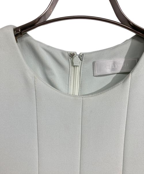 CELFORD（セルフォード）CELFORD (セルフォード) カットソータックワンピース スカイブルー サイズ:36の古着・服飾アイテム