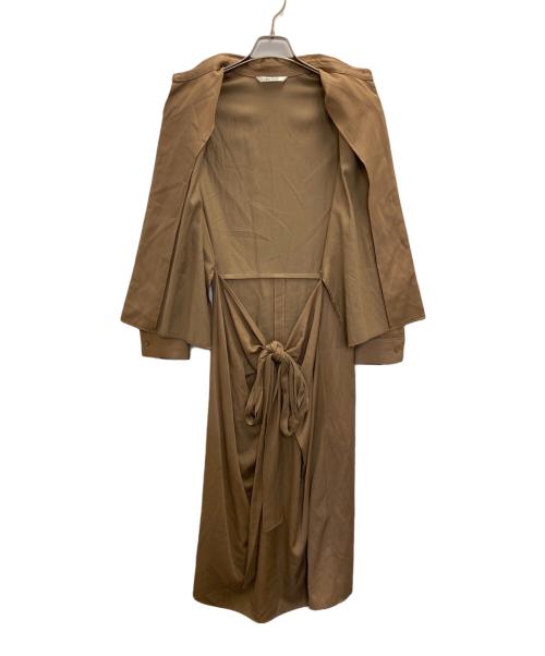 Whim Gazette（ウィムガゼット）Whim Gazette (ウィムガゼット) 長袖ワンピース ベージュ サイズ:SIZE Freeの古着・服飾アイテム