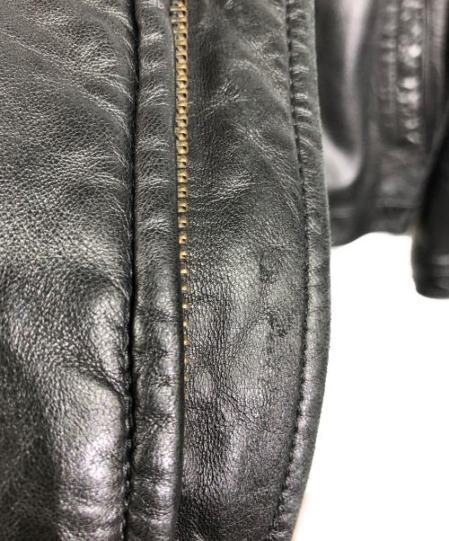 POLO RALPH LAUREN（ポロ・ラルフローレン）POLO RALPH LAUREN (ポロ・ラルフローレン) ラムレザースイングトップジャケット ブラック サイズ:Sの古着・服飾アイテム