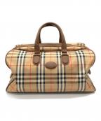 Burberry'sバーバリーズ）の古着「ノヴァチェックボストンバッグ」｜ブラウン