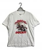 SUPREME×DUCATIシュプリーム×ドゥカティ）の古着「Ducati Bike Tee」｜ホワイト
