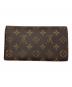 LOUIS VUITTON (ルイ ヴィトン) フラップウォレット ブラウン：6000円