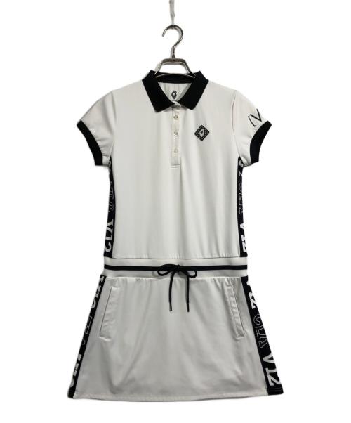 V12（ヴィトゥエルブ）V12 (ヴィトゥエルブ) CIRCLE LOGO ONE-PIECE ホワイトの古着・服飾アイテム