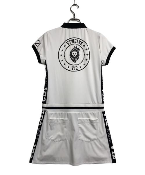 V12（ヴィトゥエルブ）V12 (ヴィトゥエルブ) CIRCLE LOGO ONE-PIECE ホワイト サイズ:０の古着・服飾アイテム