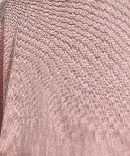 Salvatore Ferragamo（サルヴァトーレ フェラガモ）Salvatore Ferragamo (サルヴァトーレ フェラガモ) フロントデザインニット ピンク サイズ:Lの古着・服飾アイテム