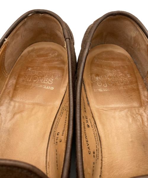 Crockett & Jones（クロケット＆ジョーンズ）Crockett & Jones (クロケット＆ジョーンズ) スウェードタッセルローファー ブラウン サイズ:91/2 Eの古着・服飾アイテム