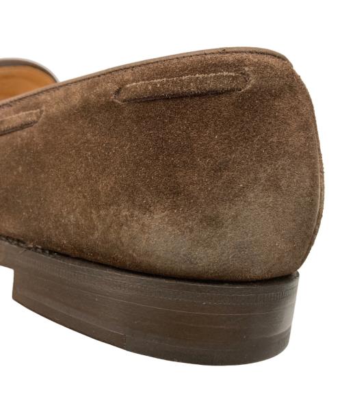 Crockett & Jones（クロケット＆ジョーンズ）Crockett & Jones (クロケット＆ジョーンズ) スウェードタッセルローファー ブラウン サイズ:91/2 Eの古着・服飾アイテム