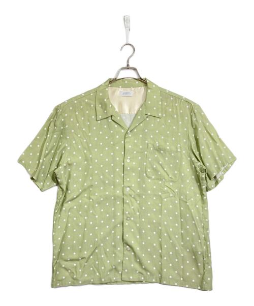 SATURDAYS SURF NYC（サタデーズサーフニューヨーク）SATURDAYS SURF NYC (サタデーズサーフニューヨーク) ドットレーヨンシャツ オレンジ サイズ:XLの古着・服飾アイテム