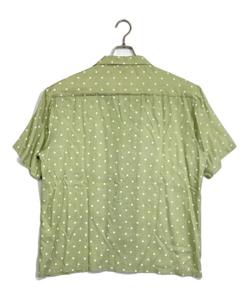 SATURDAYS SURF NYC（サタデーズサーフニューヨーク）SATURDAYS SURF NYC (サタデーズサーフニューヨーク) ドットレーヨンシャツ オレンジ サイズ:XLの古着・服飾アイテム