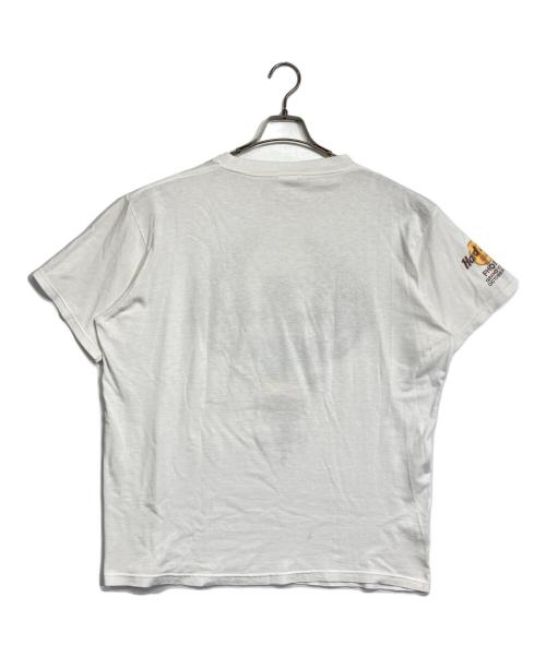 Hard Rock cafe（ハードロックカフェ）Hard Rock cafe (ハードロックカフェ) プリントカットソー ホワイト サイズ:Lの古着・服飾アイテム