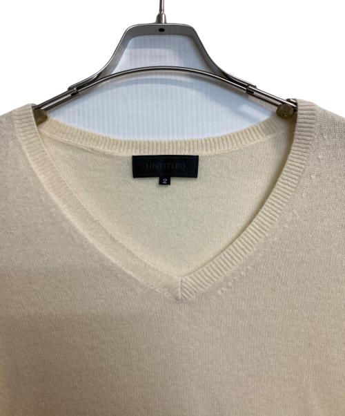 UNTITLED（アンタイトル）UNTITLED (アンタイトル) カシミヤニット イエロー サイズ:2の古着・服飾アイテム