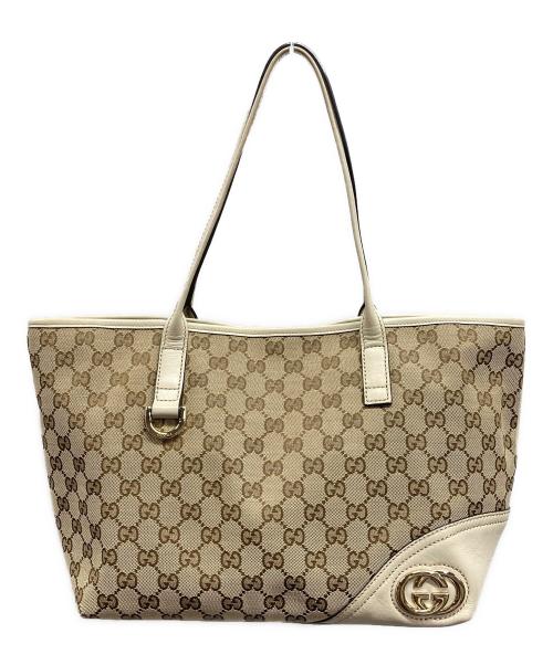 GUCCI（グッチ）GUCCI (グッチ) ニューブリッド / トートバッグ ベージュの古着・服飾アイテム