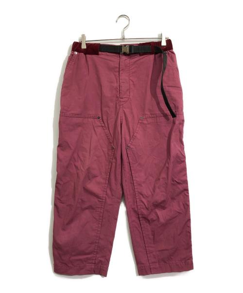 sacai（サカイ）sacai (サカイ) Cotton Oxford Pants/コットンオックスフォードパンツ レッド サイズ:1の古着・服飾アイテム