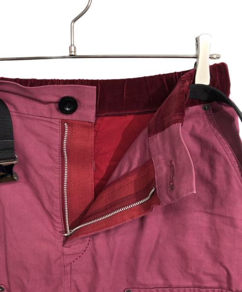 sacai（サカイ）sacai (サカイ) Cotton Oxford Pants/コットンオックスフォードパンツ レッド サイズ:1の古着・服飾アイテム