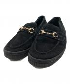 AIR WALKエアウォーク）の古着「ビットローファー」｜ブラック