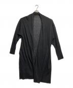 DEUXIEME CLASSEドゥーズィエム クラス）の古着「リネンカーディガン」｜ブラック