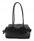 ear PAPILLONNERイアパピヨネ）の古着「ロングハンドルボストンバッグ」｜ブラック