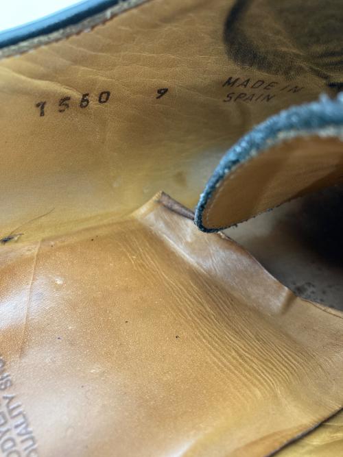 berwick（バーウィック）berwick (バーウィック) プレーントゥレースアップシューズ ブラック サイズ:UK9の古着・服飾アイテム