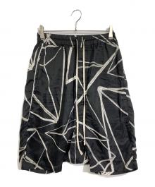 RICK OWENS（リックオウエンス）の古着「RICKS PODS サルエルショートパンツ」｜ブラック