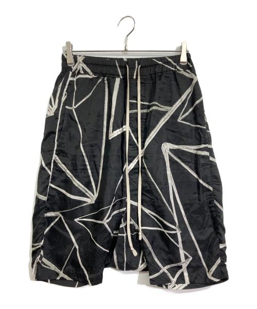 RICK OWENS（リックオウエンス）RICK OWENS (リックオウエンス) RICKS PODS サルエルショートパンツ ブラック サイズ:IT46の古着・服飾アイテム