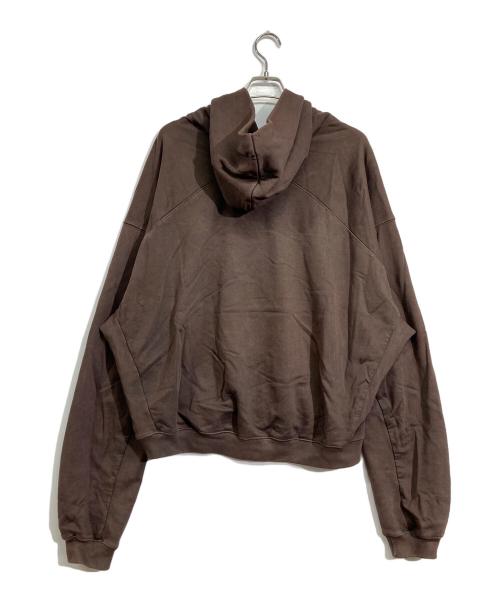 RRR123（リヴィントンロイレビス）RRR123 (アールアールアールワンツースリー) Inri CVA パーカー ブラウン サイズ:Mの古着・服飾アイテム