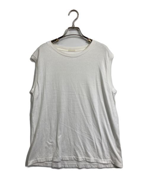 COMOLI（コモリ）COMOLI (コモリ) 空紡天竺 ノースリーブ ホワイト サイズ:2の古着・服飾アイテム