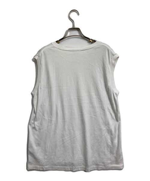 COMOLI（コモリ）COMOLI (コモリ) 空紡天竺 ノースリーブ ホワイト サイズ:2の古着・服飾アイテム