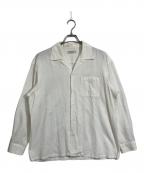 RADIALLラディアル）の古着「SANTA MADRE-OPEN COLLARED SHIRT」｜アイボリー