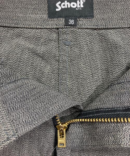 Schott（ショット）Schott (ショット) COTTON COVERT SHORTS グレー サイズ:36の古着・服飾アイテム