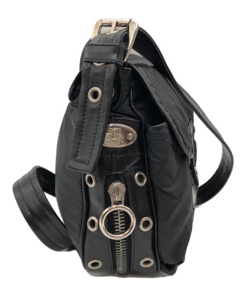 CELINE（セリーヌ）CELINE (セリーヌ) ナイロンショルダーバッグ ブラックの古着・服飾アイテム