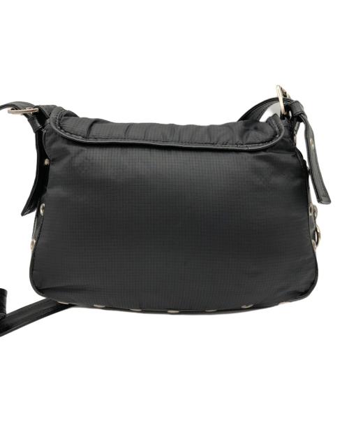 CELINE（セリーヌ）CELINE (セリーヌ) ナイロンショルダーバッグ ブラックの古着・服飾アイテム