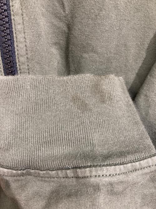 STONE ISLAND（ストーンアイランド）STONE ISLAND (ストーンアイランド) Zip-Up Cotton Hoodie グリーン サイズ:Lの古着・服飾アイテム