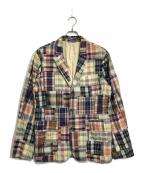 POLO RALPH LAURENポロ・ラルフローレン）の古着「パッチワークテーラードジャケット」｜マルチカラー