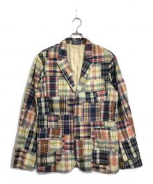 POLO RALPH LAUREN（ポロ・ラルフローレン）の古着「パッチワークテーラードジャケット」｜マルチカラー