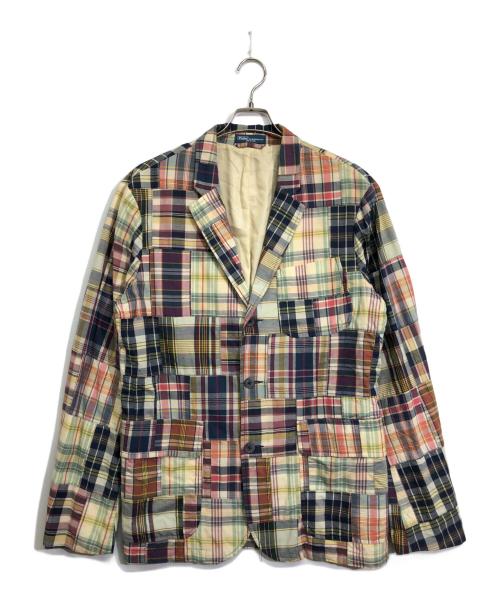 POLO RALPH LAUREN（ポロ・ラルフローレン）POLO RALPH LAUREN (ポロ・ラルフローレン) パッチワークテーラードジャケット マルチカラー サイズ:44Rの古着・服飾アイテム