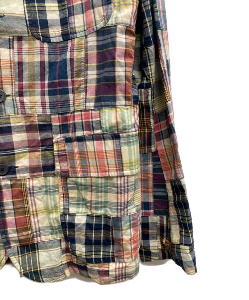 POLO RALPH LAUREN（ポロ・ラルフローレン）POLO RALPH LAUREN (ポロ・ラルフローレン) パッチワークテーラードジャケット マルチカラー サイズ:44Rの古着・服飾アイテム