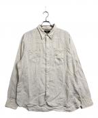 RRLダブルアールエル）の古着「トランプ柄リネンシャツ」｜ホワイト