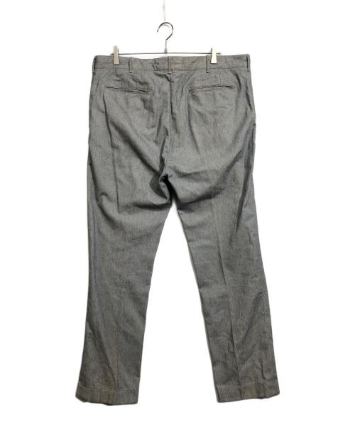 RRL（ダブルアールエル）RRL (ダブルアールエル) ヒッコリー2タックパンツ ブルー サイズ:38の古着・服飾アイテム