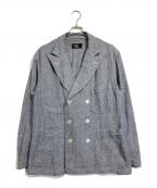 RRLダブルアールエル）の古着「リネン混ダブルテーラードジャケット」｜ブルー