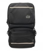 Manhattan Portage BLACK LABELマンハッタンポーテージ ブラックレーベル）の古着「メトロテックリュック」｜ブラック