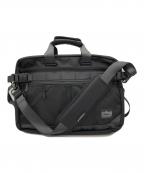 Manhattan Portage BLACK LABELマンハッタンポーテージ ブラックレーベル）の古着「トライアングルブリーフケース」｜ブラック