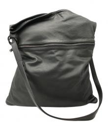 ISAMU KATAYAMA BACKLASH（イサムカタヤマ・バックラッシュ）の古着「レザーショルダーバッグ」｜ブラック