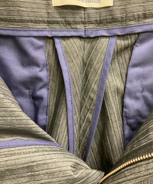 giab's ARCHIVIO（ジャブス アルキヴィオ）giab's ARCHIVIO (ジャブス アルキヴィオ) masaccioストライプスラックス グレー サイズ:52の古着・服飾アイテム