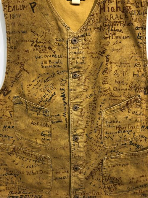 RRL LIMITED EDITION（ダブルアールエルリミテッドエディション）RRL LIMITED EDITION (ダブルアールエルリミテッドエディション) MEEKS SOUVENIR VEST/スーベニアベスト ブラウン サイズ:XLの古着・服飾アイテム