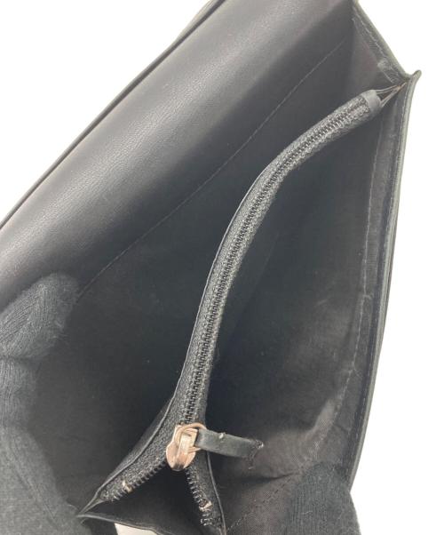 CHANEL（シャネル）CHANEL (シャネル) キルティングステッチココマークウォレット ブラックの古着・服飾アイテム