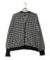 Needles（ニードルズ）の古着「V Neck Cardigan - Houndstooth」｜ホワイト×ブラック