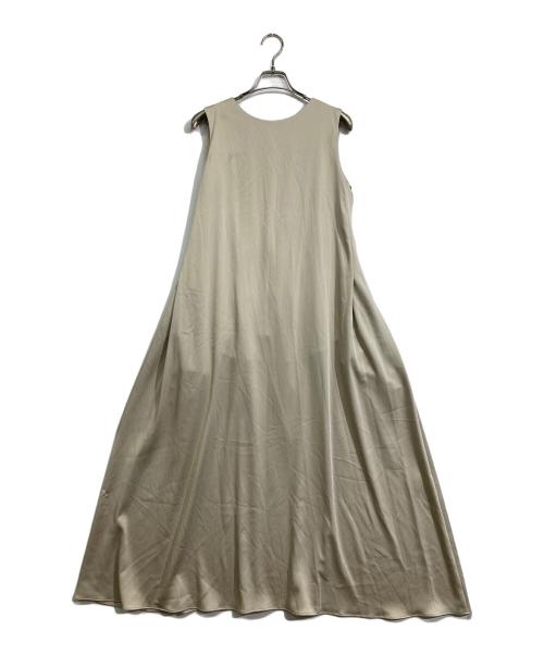 LE PHIL（ル フィル）LE PHIL (ル フィル) ハンマーサテンワンピース ベージュ サイズ:1の古着・服飾アイテム