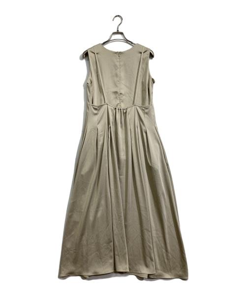 LE PHIL（ル フィル）LE PHIL (ル フィル) ハンマーサテンワンピース ベージュ サイズ:1の古着・服飾アイテム