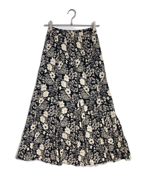 JOURNAL STANDARD relume（ジャーナルスタンダード レリューム）JOURNAL STANDARD relume (ジャーナルスタンダード レリューム) レトロフラワープリントマーメイドスカート ブラック サイズ:FREEの古着・服飾アイテム