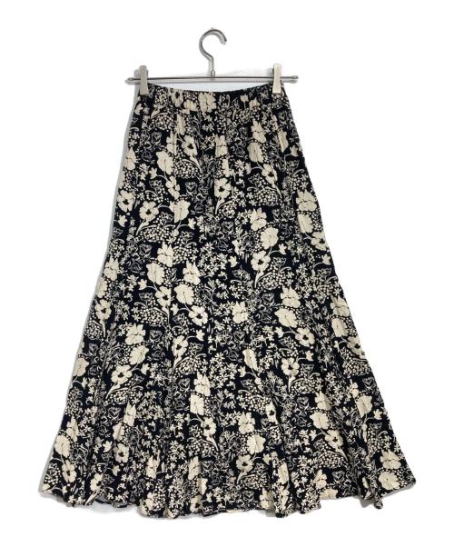 JOURNAL STANDARD relume（ジャーナルスタンダード レリューム）JOURNAL STANDARD relume (ジャーナルスタンダード レリューム) レトロフラワープリントマーメイドスカート ブラック サイズ:FREEの古着・服飾アイテム